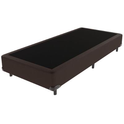 Cama Box Solteirão Cama Box Estrutura Madeira Base Inteiriça Marrom
