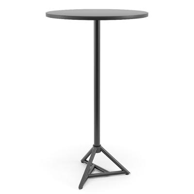 Mesa Bistrô Mesa Bistrô Dot 2 Lugares Redonda MDF 60CM Preto