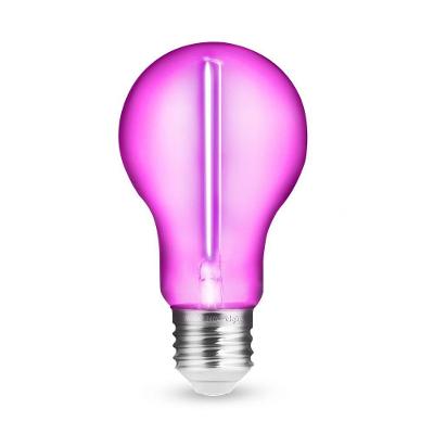 Lâmpada de Filamento LED A60 1W Dimerizável Iluminação Suave Rosa Bivolt Base E27 Elgin
