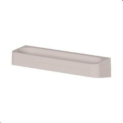 Prateleira de Parede Horizontal Eleve Plástico Banheiro Bege Ou
