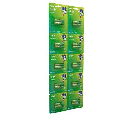 Pilha Alcalina AAA Palito Cartela com 10 Blisters de 2 Unidades Indicada para Brinquedos Controles