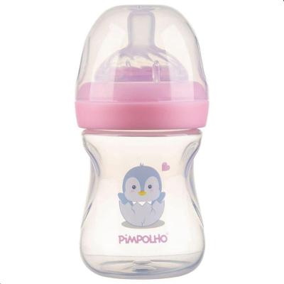Mamadeira Serena Antirrefluxo Sistema Que Reduz Colicas e Desconfortos 150ML Rosa Pimpolho