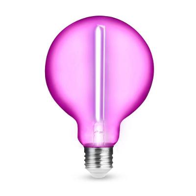 Lâmpada de Filamento LED G95 Design Retrô Dimerizável Rosa Elgin