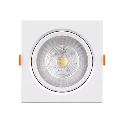 Luminária de Embutir LED Ecospot MR11 3W 6500K Quadrada Branca Elgin