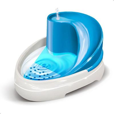 Bebedouro Automático para Pets Mec Pet Tobo Fonte Cascata Cães e Gatos Azul 2,5L