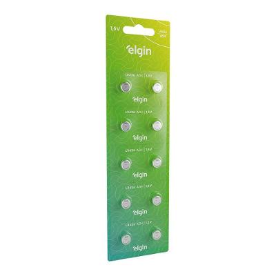 Bateria Alcalina LR626 AG4 Cartela com 10 Unidades para Eletronicos Relogios Elgin