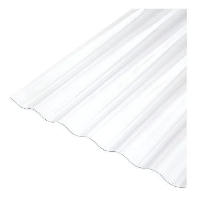 Telha de Policarbonato Onda Baixa Cristal Permite Passagem de Luz com Filtro UV