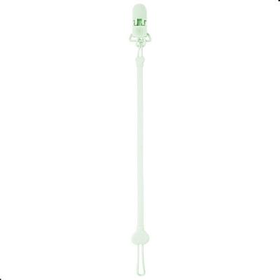 Prendedor de Chupeta Silicone Hipoalergenico Uso Diario Verde Pimpolho 30CM