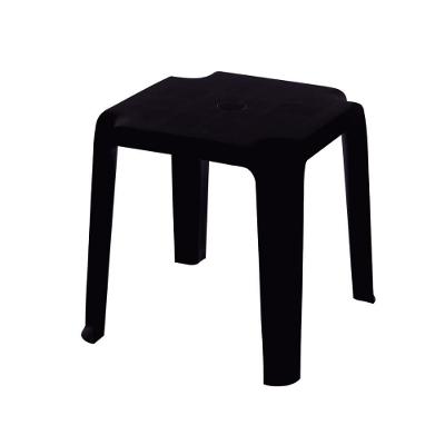 Mesa de Apoio Pituba ECO Quadrada Tampo em Polipropileno Estrutura em Plástico Preto Tramontina 40CM