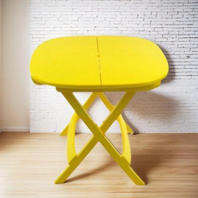 Mesa Dobrável Quadrada Tampo em Plástico Resistente à Umidade Branco Higipack
