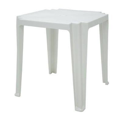 Mesa Quadrada Tambaú Basic em Polipropileno com Estrutura em Plástico Branco Tramontina