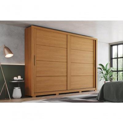Guarda-roupa Casal 2 Portas Deslizantes 4 Gavetas Palace Cinamomo Henn Cinamomo