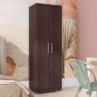 Armário Multiuso Sabrina 2 Portas MDP 60CM Marrom AJL Móveis
