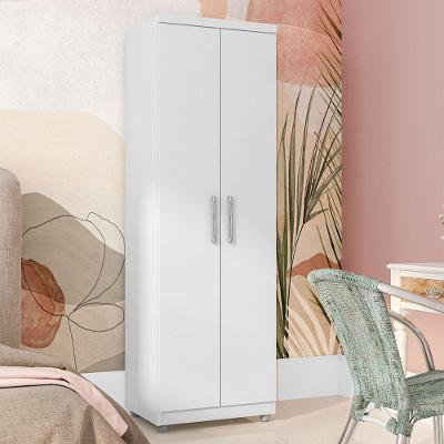 Armário Multiuso Sabrina 2 Portas MDP 60CM Branco AJL Móveis