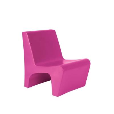Poltrona Berta em Polietileno Assento Fixo Moderna Rosa Tramontina