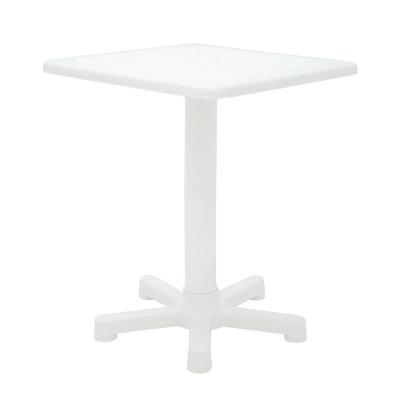 Mesa Itaparica Quadrada Tampo em Plástico Estrutura em Polipropileno Branco Tramontina 60CM
