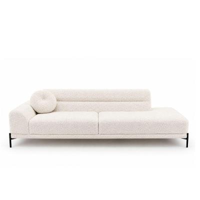 Sofá Arezzo 2 Lugares Fixo com Chaise 180CM Off White Sallar Home