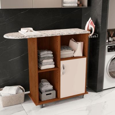 Tábua de Passar Hawaii 1 Porta MDP 104CM Freijó Baunilha Casah