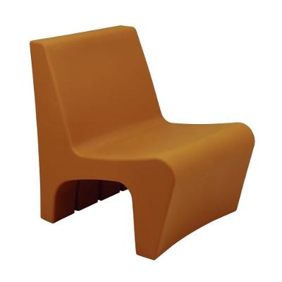 Poltrona Berta para Área Externa Estrutura em Plástico Assento Fixo Amarelo Tucano Tramontina