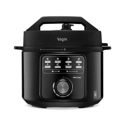 Panela de Pressão Elétrica Elgin Fast Cook 4L 900W Preto 220V