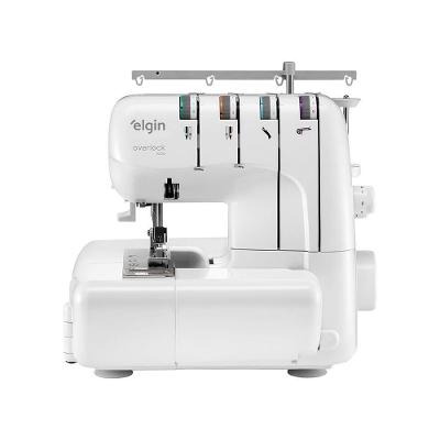 Máquina de Costura Overlock Elgin Overlock 2000 Portátil 1300 Pontos por Minuto 3 Ou 4 Fios 220V