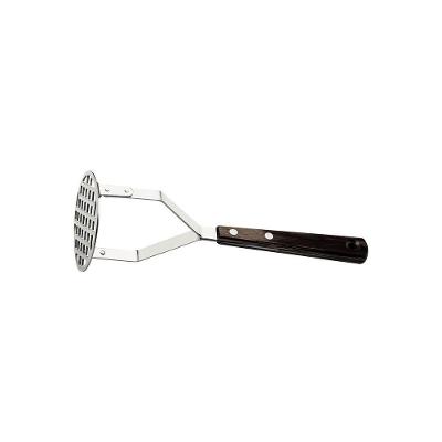 Amassador de Batatas Polywood para Purê Lâmina Aço Inox Cabo Madeira Tratada Castanho Tramontina