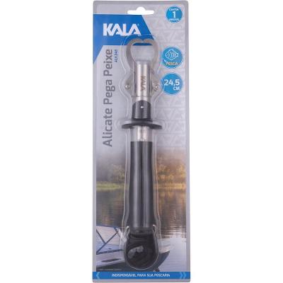 Alicate Pega Peixe com Balança Integrada Alk 245 Até 15kg Aço Inoxidável Kala Único