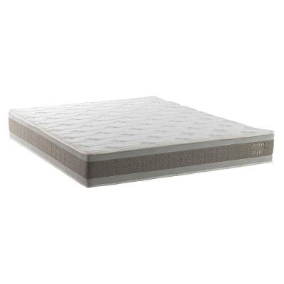 Colchão Queen Híbrido Molas Ensacadas Duo D28 e D33 Euro Pillow 158cmx198cm Cinza Kappesberg
