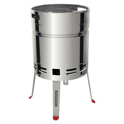 Churrasqueira a Carvão Portátil Aço Inox com Grelha Inox Tramontina TCP 400