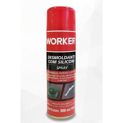Desmoldante Spray com Silicone 300ML 170G Worker 364850