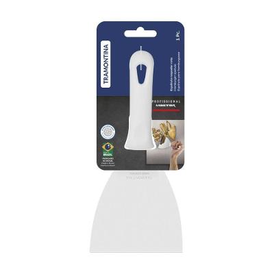 Espátula Profissional Master Aço Inox Polipropileno Antimicrobiana Branco Tramontina