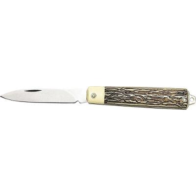 Canivete em Aco Inox 3'' Kala Cabo Abs Ergonomico Lâmina Aço Inox 3 Polegadas Kala