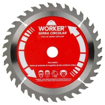 Disco Widea Circular 185mm 7.1-4 Pol 60 Dentes 20mm Metal Duro Madeira Worker