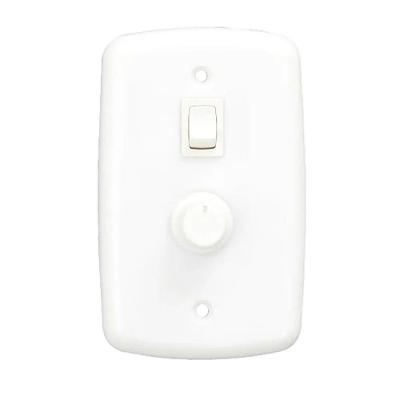 Chave CL Rotativa com Espelho Controle Ventilação Bivolt Branco Liege Cosmetics