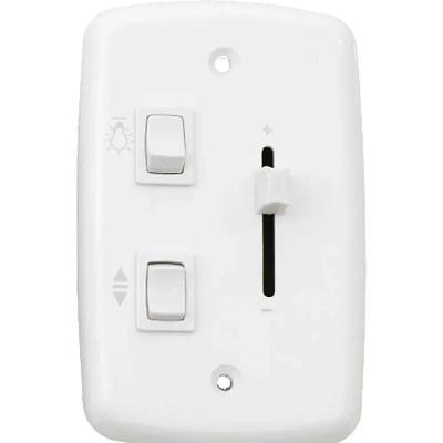 Chave Dimmer Deslizante CV para Controle de Velocidade Branco Liege Cosmetics Bivolt