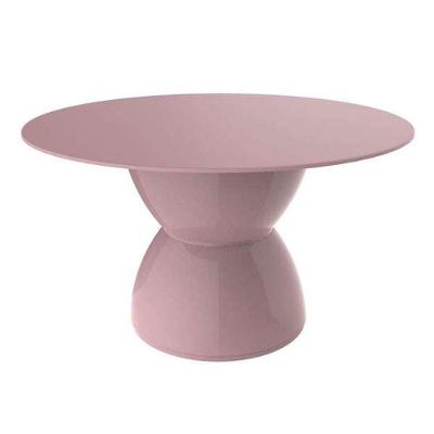 Mesa Lateral Hydro Redonda Plástico 60CM Calla Rose Rosa I'm In Home