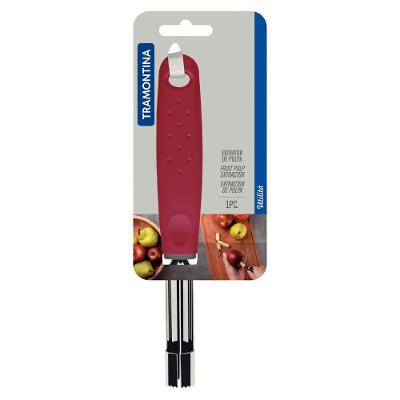 Extrator de Polpa Utilità Aço Inox Cabo Polipropileno Cozinha Vermelho Tramontina