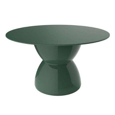 Mesa Lateral de Apoio Hydro Redonda Polipropileno Resistente à Umidade e Raio UV Verde I'm In Home