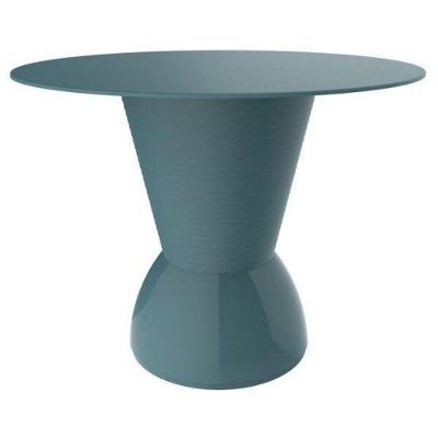 Mesa Lateral Apoio Nick Redonda Polipropileno 60CM Azul Im In Home