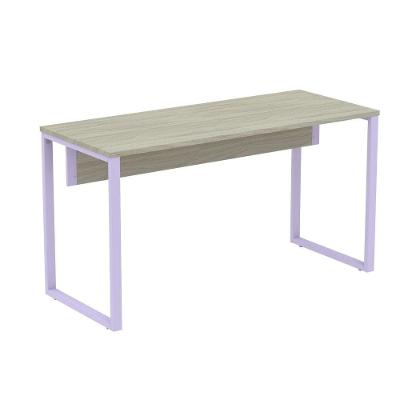 Mesa de Trabalho Retangular P25 TUB Contemporânea MDF-MDP 150CM Marrom Pandin Móveis