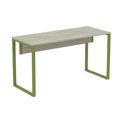 Mesa de Trabalho para Escritório Retangular P25 TUB Contemporânea 170CM Bege Pandin Móveis