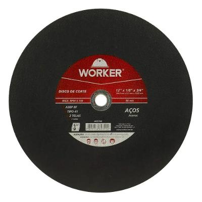 Disco de Corte para Aço 12 Polegadas 304,8mm Furo 19,05mm Worker