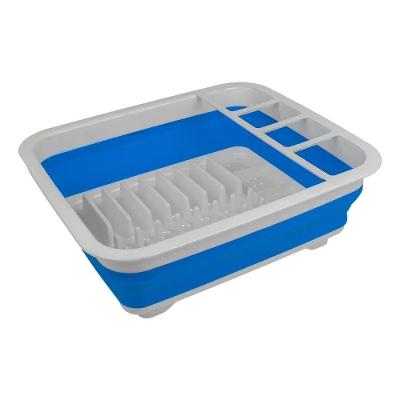 Escorredor de Pratos Dobrável Kala Plástico PP Design Compacto Cozinha Kala