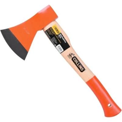 Machadinha Collins Aço Carbono Forjado Temperado Cabo Madeira Curvo 800g