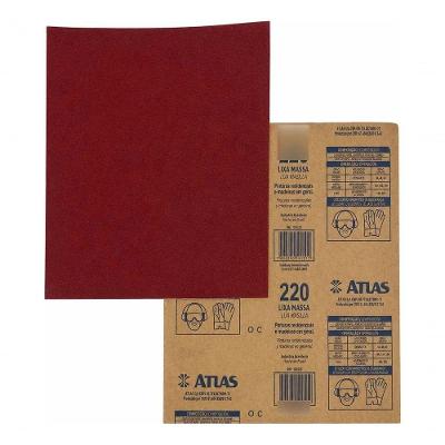 Lixa para Massa e Madeira Kit 10 Folhas Alta Resistencia Preparacao e Acabamento