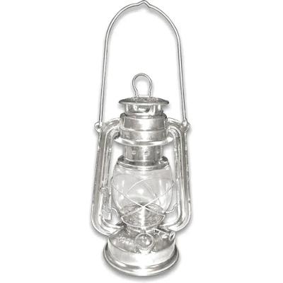 Lampião a Querosene 106119 Iluminação e Decoração Aço Zincado Alça Superior para Transporte Kala