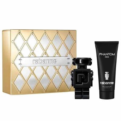 Kit Perfume Phantom Parfum Masculino Oriental Fougère 50ML Paco Rabanne + Shower Gel