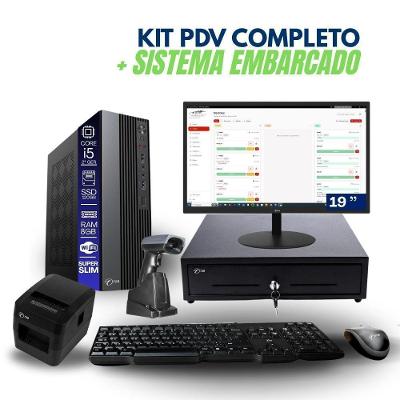 Kit Automacao PDV Computador Intel Core I5 3.1GHz 8GB SSD 120GB Linux com Monitor 19