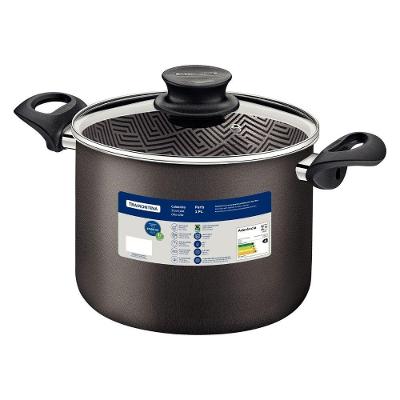 Caldeirão Paris Alumínio Antiaderente Starflon Max 11,8L 28CM Chumbo Tramontina