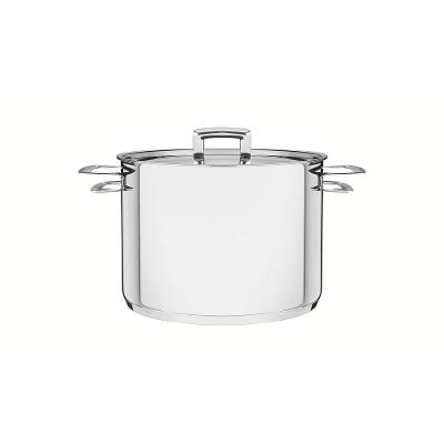 Caldeirão Brava Aço Inox Fundo Triplo 4,6L 20CM Tampa Plana Tramontina